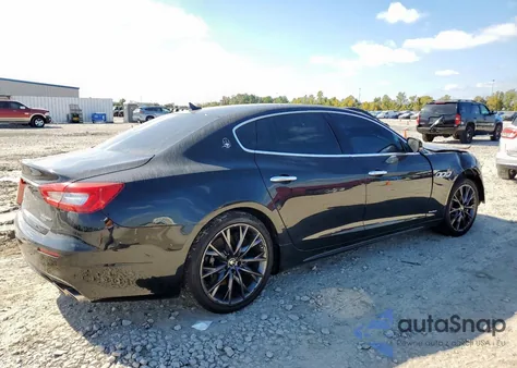 2017 Maserati Quattroporte S z USA, uszkodzony, nr VIN ZAM56RPL2H1197568